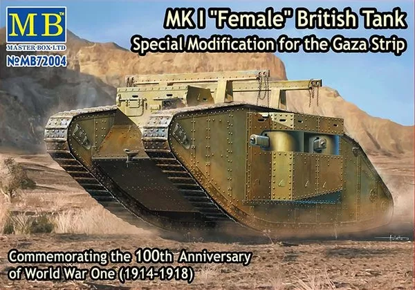 MasterBox - Mk I Female British tank,Specila modific 